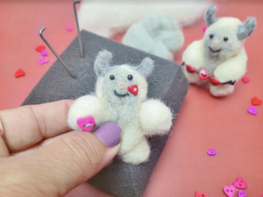 Needle Felted Yeti Workshop- January 7, Nico's on First, Kennewick