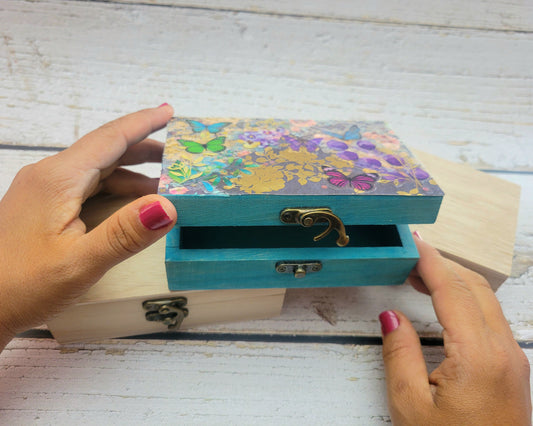 Decoupage Treasure Box Feb 17 at Bombing Range Brewing