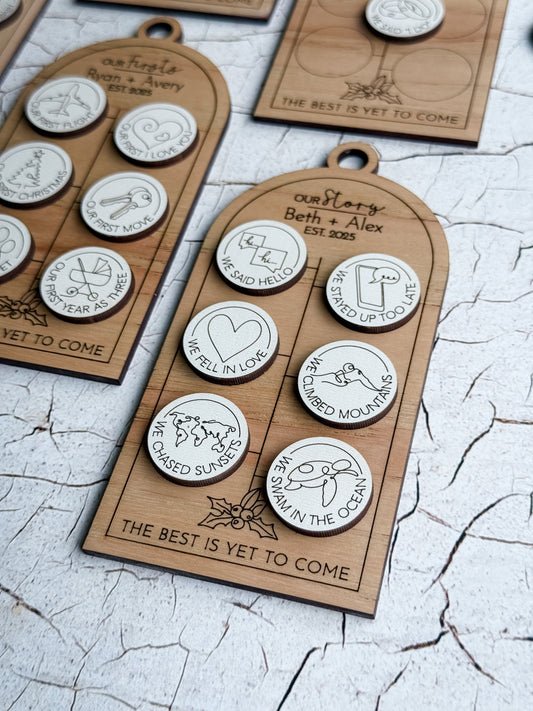 Personalized Milestone Holiday Ornament