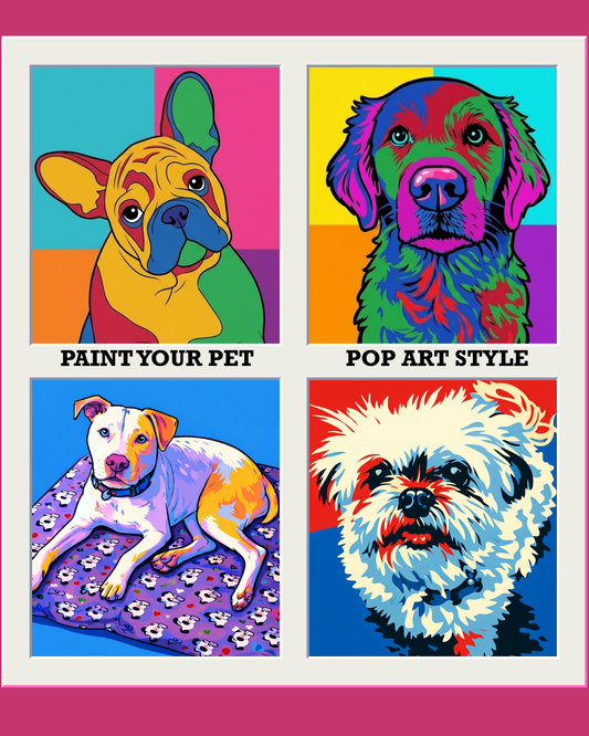 Paint Your Pet Pop Art Style May 6 at Nico's on First Ave