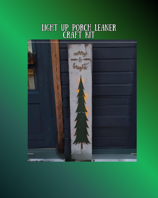 DIY KIT- Christmas Tree Porch Leaner