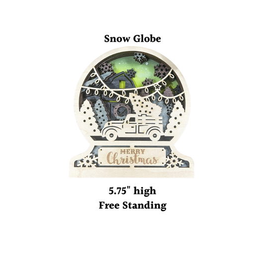 Truck Snow Globe DIY Christmas Decor Kit (Alison's party)