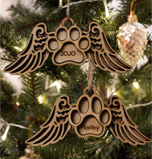 Pet memorial ornaments
