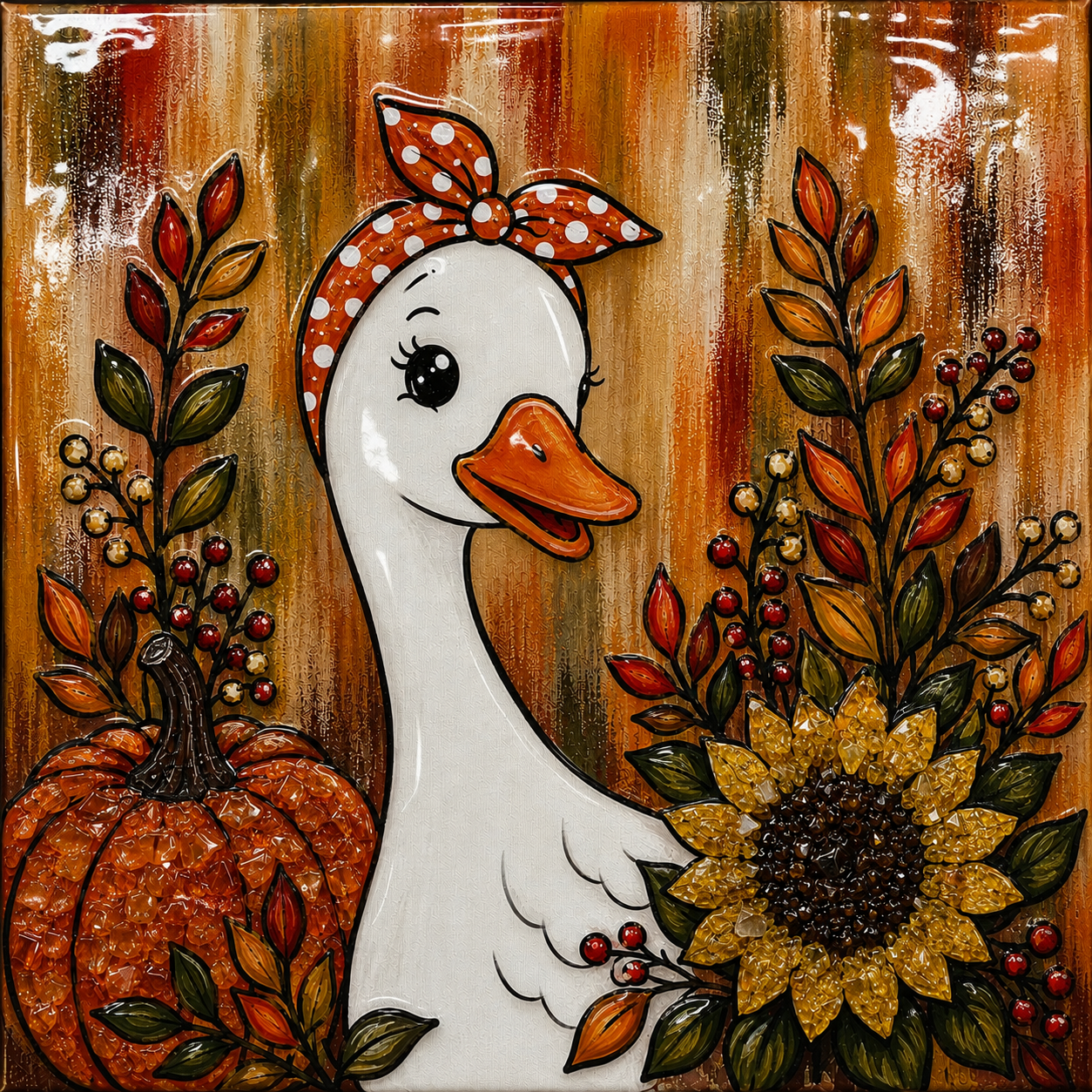 Mixed Media Paint, Glass, and Resin. Sept 23, Blue Bridge Bar, Pasco