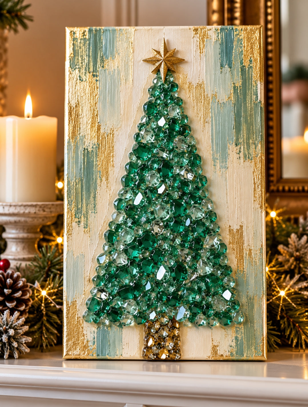 Oh, Christmas Tree! Crushed Glass Art Workshop. Blue Bridge Bar, Pasco, Dec 3