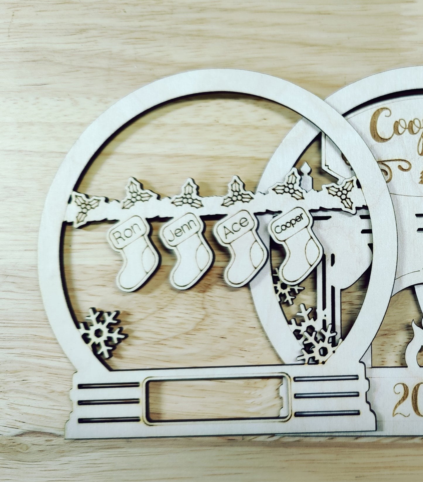 Fireplace keepsake 5 inch Personalized