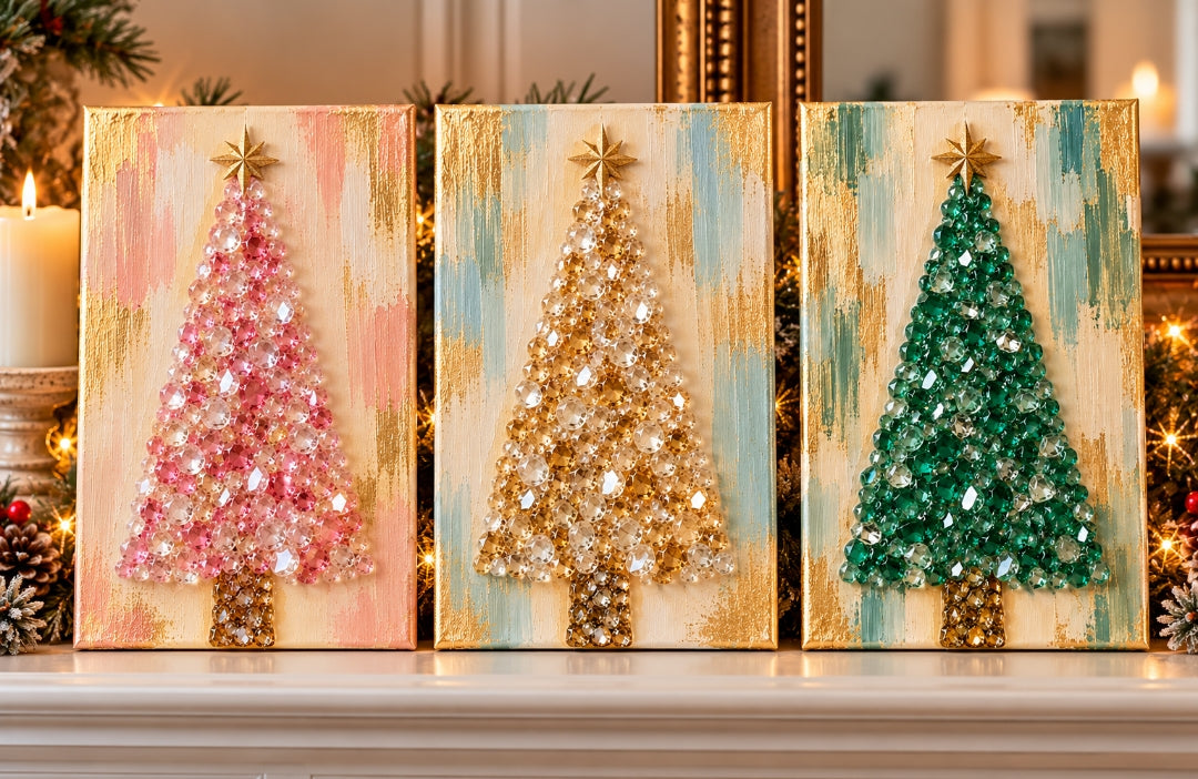 Oh, Christmas Tree! Crushed Glass Art Workshop. Blue Bridge Bar, Pasco, Dec 3