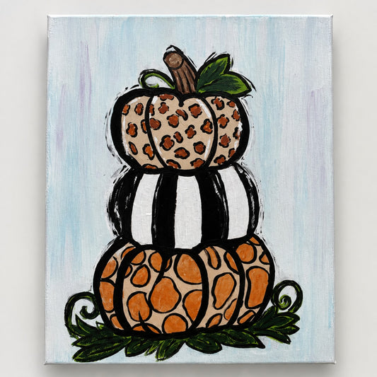 Pumpkins Gone Wild canvas paint night Sept 10 Iconic Brewing