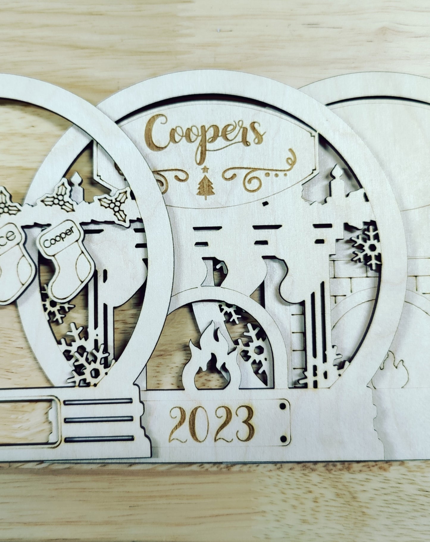 Fireplace keepsake 5 inch Personalized