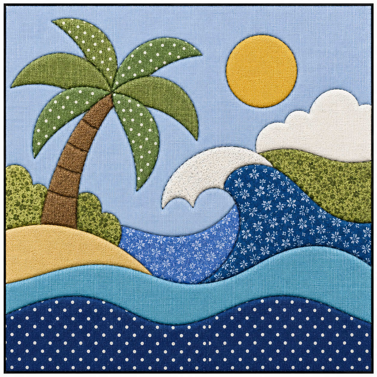 Fabric Art Kinusaiga at White Bluffs Brewing Aug 18