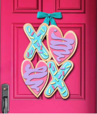 Valentine Door Decor - Sage Brewing Jan 12